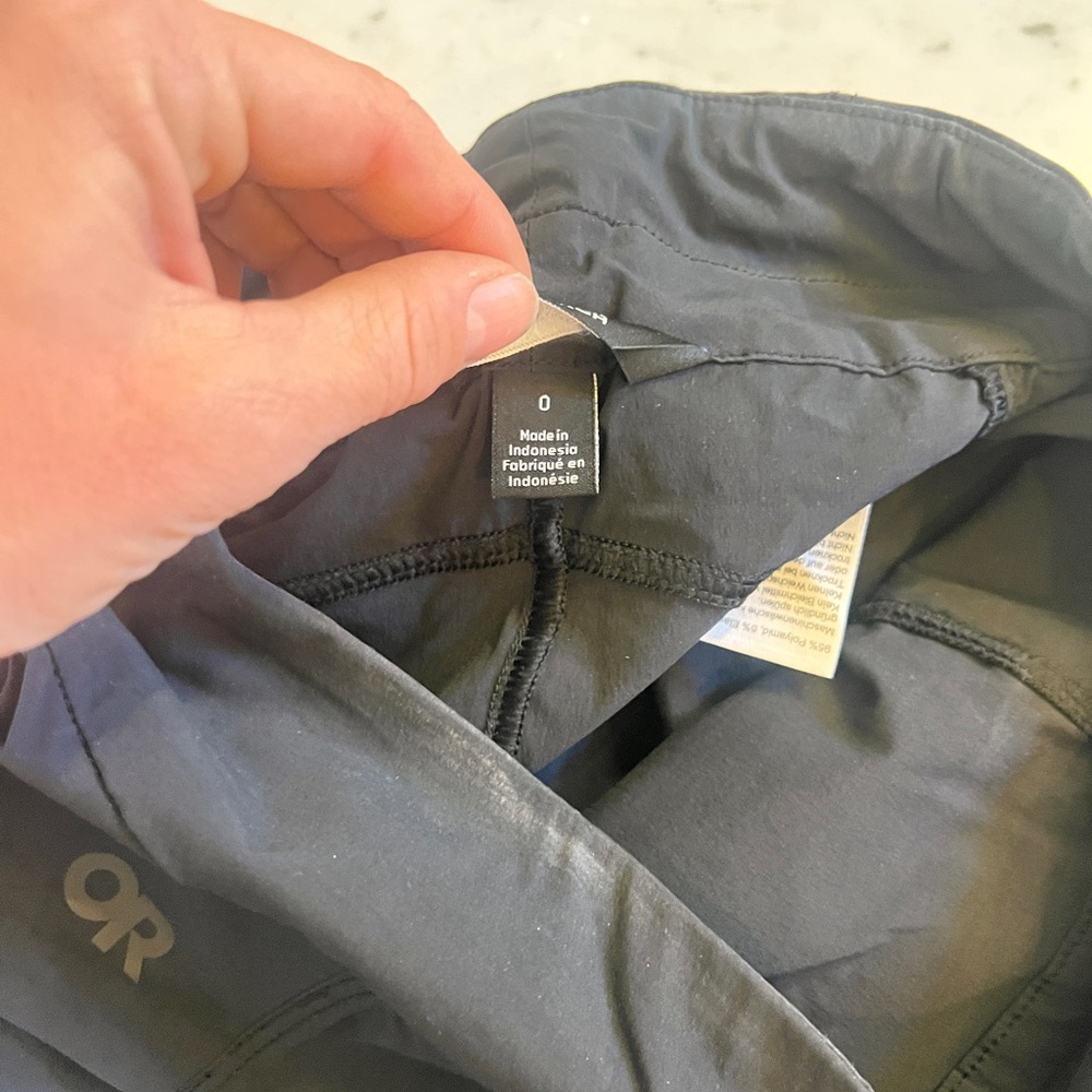 Outdoor research equinox covetable hiking pants.